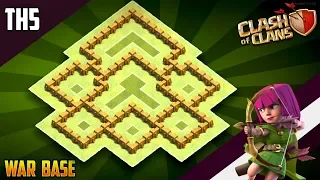 BEST New TH5 WAR/TROPHY Base 2019!! COC Town Hall 5 (TH5) War Base Design - Clash of Clans