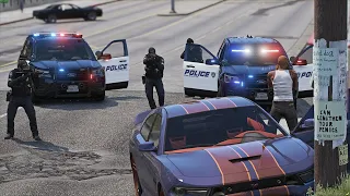 HIGH SPEED CHASE in a REALISTIC FiveM Server!