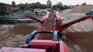 TEREX Finlay J-1170 and 883+ heavy duty screener