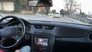 Mercedes CLS 320cdi Test Drive Winter