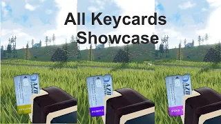 All Keycards Showcase with Ai update - Fallen survival