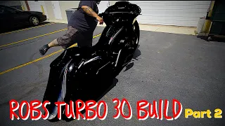 Nasty 30” Turbo Harley Road Glide (part 2) what’s it look like now?