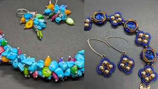 199. Чокер из босоножек или украшения с историей. Beaded bracelet and earrings