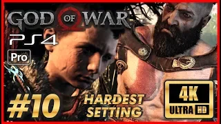 GOD OF WAR 4 - Ultra HD 4K PS4 PRO Walkthrough #10 Lake of Light - Give Me God Of War