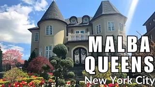 Malba Mansions! Walking tour Queens NYC most expensive neighborhood