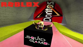 ESCAPING THE 999,999,999 MILES SEWER IN A SQUID GAME BOX! | Ultimate Slide Box Racing (Roblox)