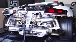 Audi R8 Spyder Twin Turbo 900 HP Alpha 10 Dyno Test