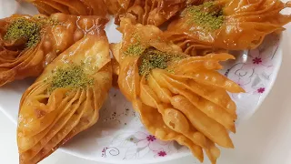 TATAR BAKLAVASI💯FARKLI BİR BAKLAVA ÇEŞİDİ🛑FIRINSIZ TATLILAR💯BAYRAM SOFRASINA YAKIŞAN TATLI#tatlı