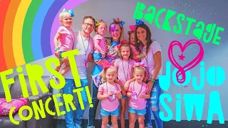 The Girls First Concert and We Go Back Stage with Jojo Siwa!