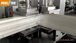 slope sill processing machine  double head welding machine for American Vinyl window profile