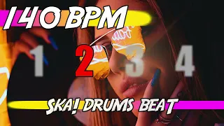 ✅ 140 BPM Ska Drums Beat 🥁 Ten minutes of backing track