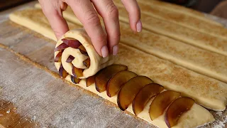 So einfach hat meine Großmutter Pflaumenkuchen gemacht. Elegant lecker und schnell