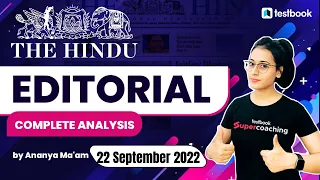 The Hindu Editorial Analysis Today | 22 September 2022 | English Vocab & Grammar mix | Ananya Mam