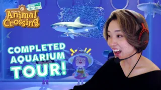 completed FISH MUSEUM already?! *spoilers* animal crossing: new horizons | @imAnnaMolly