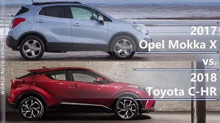 2017 Opel Mokka X vs 2018 Toyota C-HR (technical comparison)