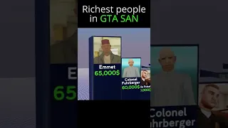 Who is richer than CJ in GTA San Andreas