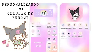 PERSONALIZANDO MI CELULAR DE KUROMI✨️