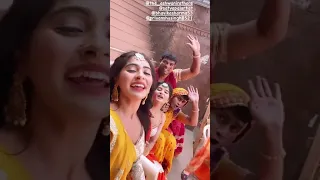 yukti Kapoor,bhavika Sharma, cheetah chaturvedi,Iqbal, badnam chaiwala are celebrating Holi