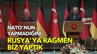 Cumhurbaşkanı Erdoğan:  'NATO Üyesi Ülkelerin Yapmadıklarını Rusya'ya Rağmen Biz Yaptık'