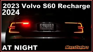 👉 AT NIGHT 2023 2024 Volvo S60 Recharge AWD Ultimate - Interior & Exterior Lighting Overview