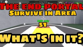 What's Inside The End Portal in Survive in Area 51?