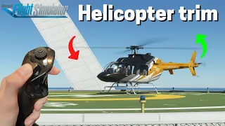 How to TRIM a helicopter in MSFS2020