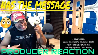 Nas The Message (Lyrics) Producer Reaction