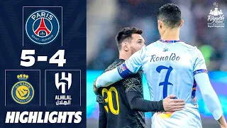 PSG vs Riyadh XI (5-4) || All Goals & Highlights || Club Friendly 2023 || Messi, Neymar vs Ronaldo||