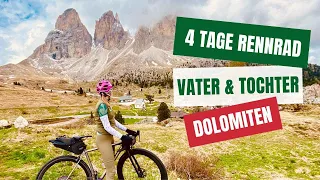 Rennrad-Abenteuer: 4 Tage durch die Dolomiten mit einer 13-Jährigen und ihrem Papa