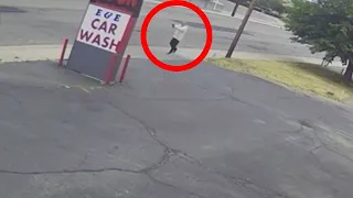 Man caught on video shooting at random cars