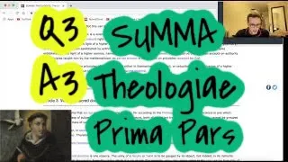 SUMMA: Prima Pars Q3A3: Is God the same as His Essence?