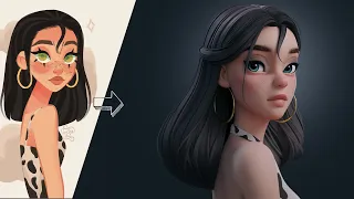 How to Disney in Blender and Zbrush