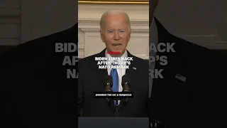 Biden fires back after Trump's NATO remark