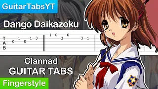 Clannad ED - Dango Daikazoku Guitar Tutorial [TABS] (Fingerstyle)