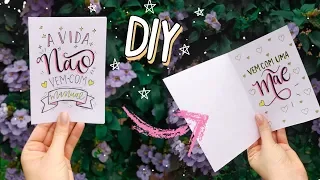 DIY CARTÃO DE DIA DAS MÃES FÁCIL DE FAZER | PRESENTE DE ÚLTIMA HORA!