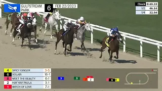 Gulfstream Park Carrera 6 - 22 de Febrero 2023