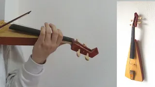 Triangular violin in 3 days, simple design,(P.I.TCHAIKOVSKY Violin Concerto"Canzonetta" )Test 953