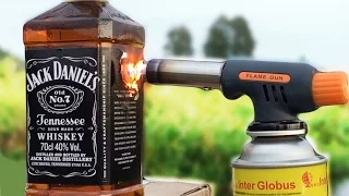 JACK DANIEL'S vs GAS TORCH EXPERIMENT GONE WRONG