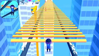 Play 8888 Tiktok Games NEW LEVELS Roof Rails Relax & Satisfying Mobile Gaming Walkthrough Gameplay