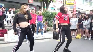 레드스파크 러시아소녀 댄스팀 홍대거리 Busking 커버댄스  * Boombayah (붐바야) - BLACKPINK ( 블랙핑크) *