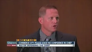 Commerce City leaders respond to 'no confidence' vote for police chief