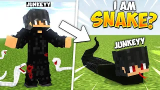 Minecraft But You Turn into a SNAKE!