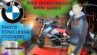 SpackleBucket Moto - Bike Investigation BMW G650X