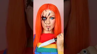 Chucky & Tiffany | Couples Halloween Makeup Idea! #halloween