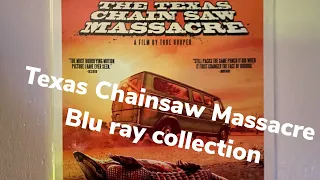 Texas Chainsaw Massacre Blu Ray collection