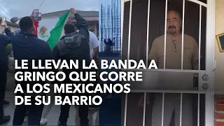 "Jalan" la banda sinaloense a casa de "gringo" que reniega de mexicanos