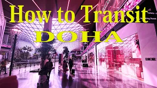 【Airport Tour】 2023 How to Transit at Qatar  Doha Hamad International Airport