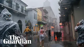 Hurricane Ida: flooding and devastation as historically powerful storm makes landfall