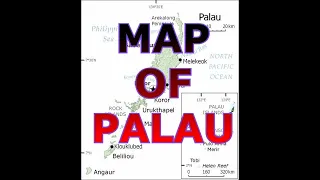 MAP OF PALAU