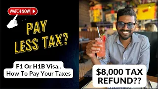 How To Pay Taxes on F1 and H1B VISA??